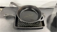 CAMP-CHEF LEWIS & CLARK GRIDDLE & 10" FRY PAN