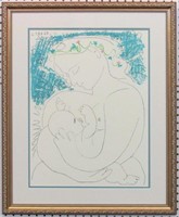 MOTHERHOOD LITHOGRAPH BY PABLO PICASSO