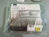 3pc King Duvet Set - Green