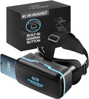 VR Headset Compatible with iPhone & Android -