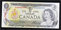 1973 Canada 1 Dollar Note P: 85C Grades Gem CU