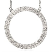 Quality 1.00 ct VS Lab Diamond Circle Necklace