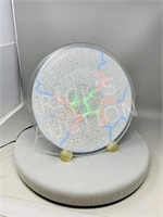 multi color lightning lamp- 11.5" diameter