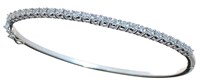 Quality 1/4 ct Natural Diamond Bangle Bracelet