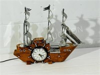 Sessions ship mantel clock - working