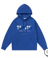 Size L TRAPSTAR DECODED BLUE Hoodie