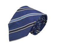 Hugo Boss Blue Striped Neck Tie P3631
