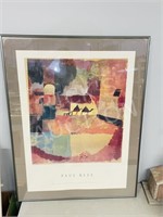 framed art show poster - Paul Klee 1919