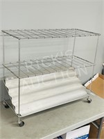 mid size wire map rack