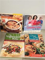 assorted cookbooks
