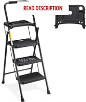 $212  HBTower 3 Step Ladder  Tool Tray  500lbs