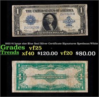 1923 $1 large size Blue Seal Silver Certificate Gr