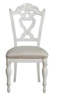 $169 - Lexi Tufted Cotton Distressed Side Chair