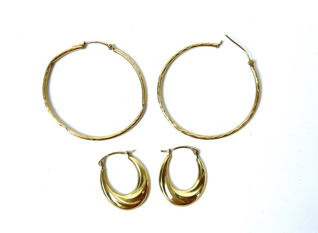 10K Gold Earrings 1.4 Grams