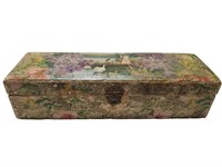Vintage Floral Victorian Jewelry Box   AUB12