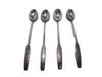 National Stainless Steel Lot Of 4 Spoon Set P2842