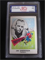 1961 NU-CARD JIM SANDERSON FSG MINT 9 RARE