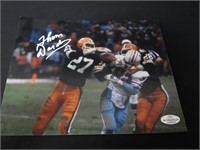 BROWNS THOM DARDEN SIGNED 8X10 PHOTO COA