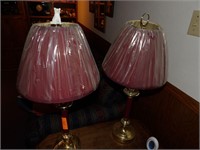 MATCHING PAIR OF LAMPS