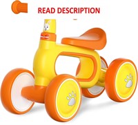 $30  Orange Baby Balance Bike  12-18 Months