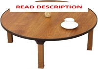 $130  Japanese Round Tea Coffee Table 60x30cm