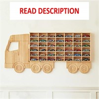 $74  Wood Toy Car Rack  Holds 42 - 1/64 Scale Cars