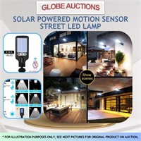 SOLAR POWERED MOTION SENSOR STREET LED LAMP