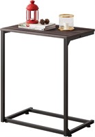 $40  WLIVE C-Shape Table  26 Inch  Gray and Black