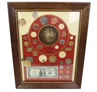 THE BICENTENNIAL COLLECTION FRAMED COINS