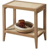 $70  Sicotas Rattan End Table  Beige  Size: 1 Piec