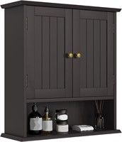$65  Mino Kesper Cabinet  2 Doors  Shelf - Brown