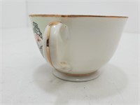 Kutani Handpainted Vintage Gold Trim Tea Cup Z166