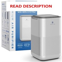 $119  HEPA Air Purifier  330 sq. Ft  Silver