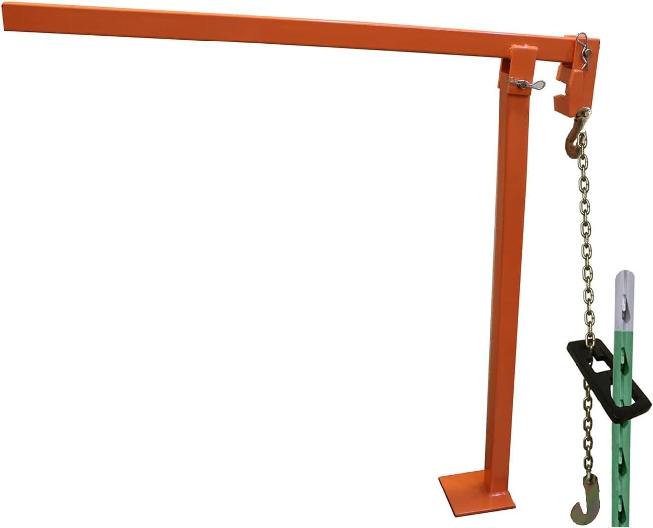 $80  T Post Puller with 47 Chain - Heavy Duty