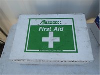 Vintage Carson City NV AFFASCO Metal First Aid Kit