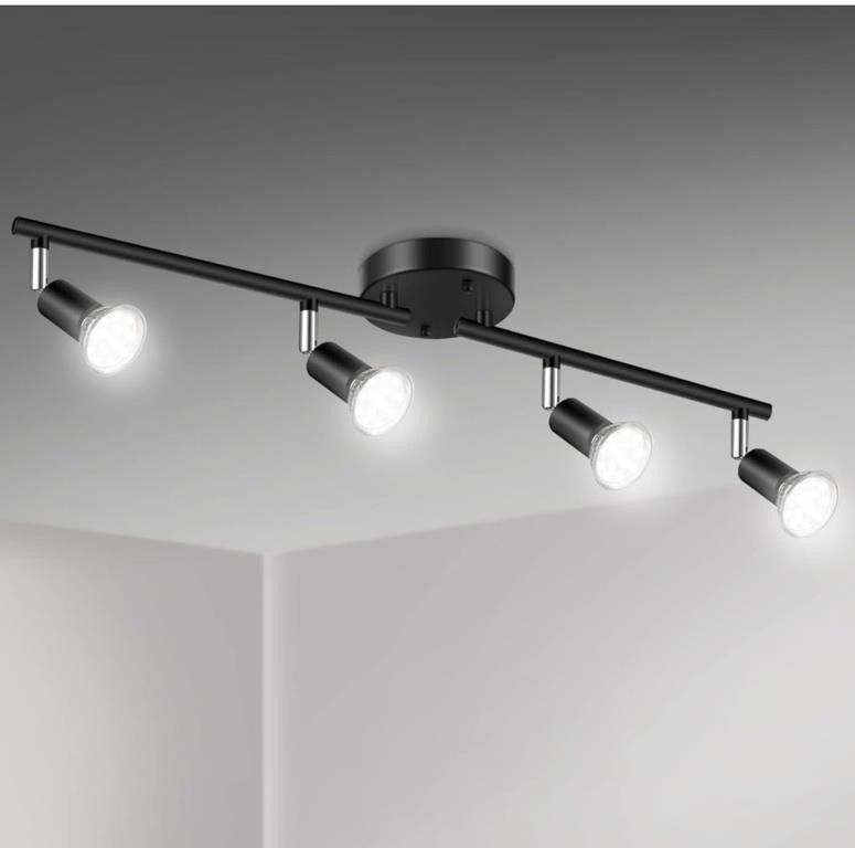 LED 4 Light track lighting kit