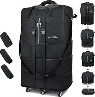 $66  Gloyuda 36' Suitcase  Spinner Wheels  Black