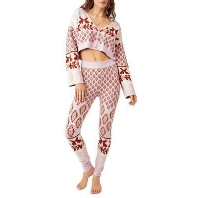 Size S Snow Bunny Crop Top Pajamas