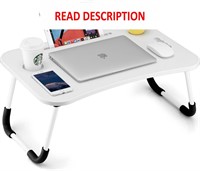 $26  Foldable Laptop Table  Lap Desk (White)