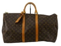 Louis Vuitton Monogram Keepall Handbag 60