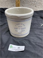 Joe Huber Fort Atkinson Iowa Beater Jar
