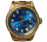 Rolex 18kt Gold Oyster Lady Datejust President