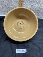Waucoma Feed Mill Adv Stoneware Bowl