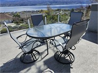 Patio Table & Rocking Chairs from Homecrest