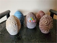 Isabel Bloom egg sculpture collection
set of 5