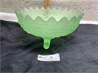 Green Frosted bowl