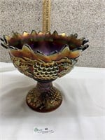 Grape design Punch Bowl & Pedestal