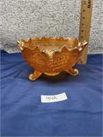 Marigold Persian Medallion Footed Bowl
