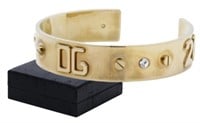 Dolce & Gabbana Logo Cuff Bracelet