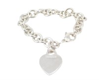 Tiffany & Co. Heart Charm Bracelet